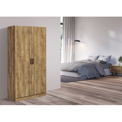 Armoire contemporaine 80 cm chêne denver Willy (1/3)