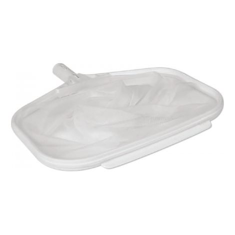 Recogehojas de Fondo con Bolsa  Chasis Polipropileno Blanco  Malla Fina Insectos  Fijación Clip Palomillas