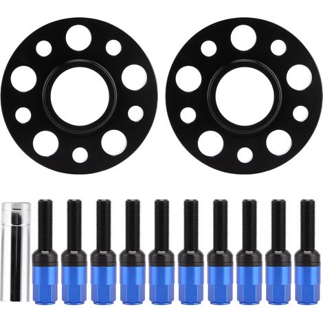 5x112 Spurverbreiterungssatz mit 15-mm-Flansch für BMW 1er F40 2019-2020 - Blau (1/5)