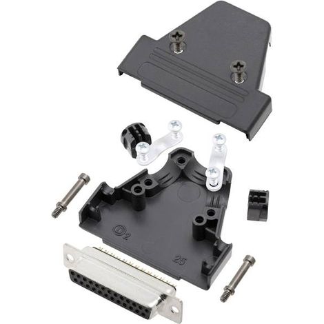 TRU COMPONENTS TCTRIP25DBSK 7709292 Kit embase SUB-D femelle 180 ° Nombre de pôles: 25 fût à souder 1 pc(s) R542521