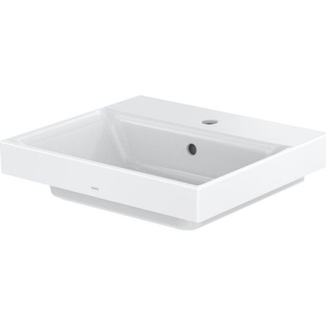 TOTO CS Waschtisch, 1 Hahnloch, mit Überlauf, 500x450mm, (1/2)