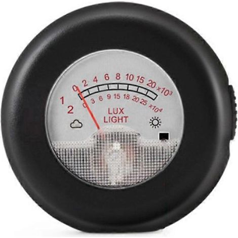 Luxmètre et thermomètre 2 en 1 - Luxmètre à aiguille - Test de luminance et de température (1/5)