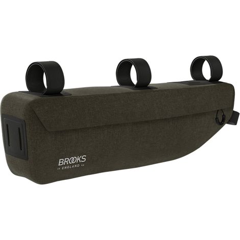 Sacoche De Cadre Vélo 3l Verte - Rangement Bikepacking Pratique - Brooks