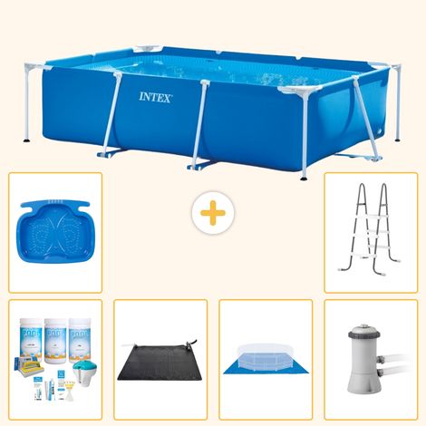 Intex Piscine Tubulaire Rectangulaire - 300x200x75 cm - 7-pièces  S20840 (1/3)