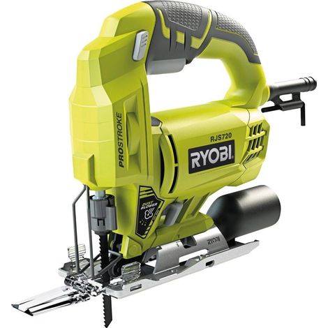 Sierra de calar eléctrica Ryobi 500W verde ergonómica