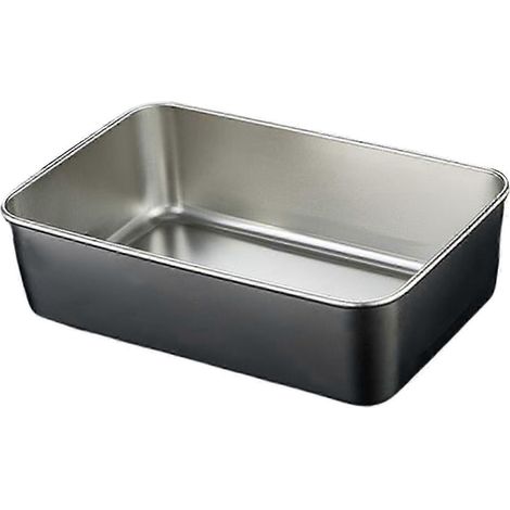 Assiettes de table empilables en acier inoxydable pour la préparation de repas à l'hôtel ou à la maison-Medium (1/5)