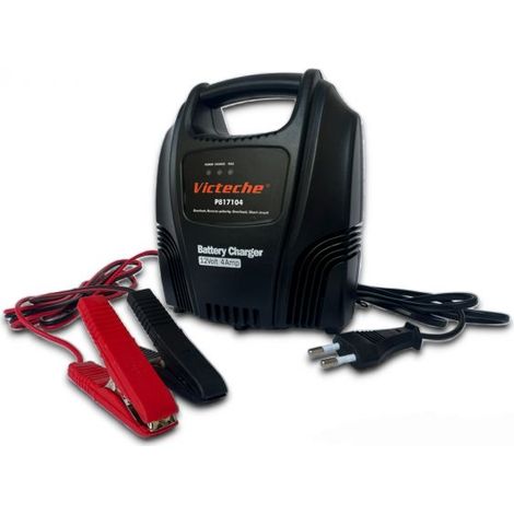 Caricabatteria per Auto Moto Professionale 12V 4Amp Carica Batteria Portatile (1/5)
