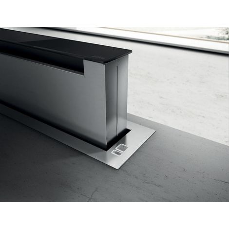 Elica – Hotte plan de travail inox 83.5cm – Classe d'efficacité énergétique A – Débit d'air max 496m3/h – Niveau sonore 59dB