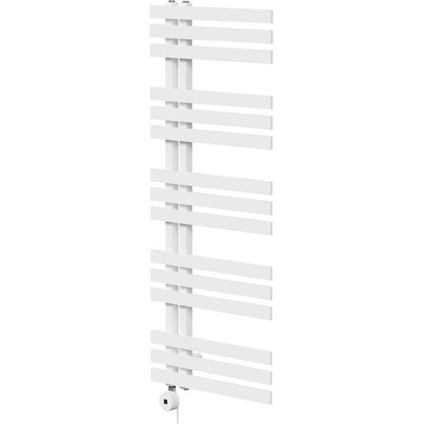 Holden White 1200mm x 500mm Designer Digital Thermostatic Electric Heated Towel Rail (1/5)