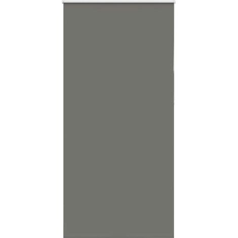 Verdunkelungsrollo Grau 95x210 cm Stoffbreite 90,7 cm Polyester