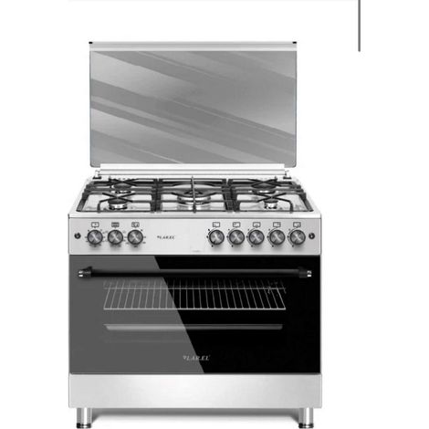 Cucina Larel 5 Fuochi a Gas Tutto Forno a gas 90x60cm Inox L90GX (1/4)