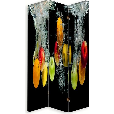 Paravento bilaterale 360, Mele in acqua - 110x170 (1/5)