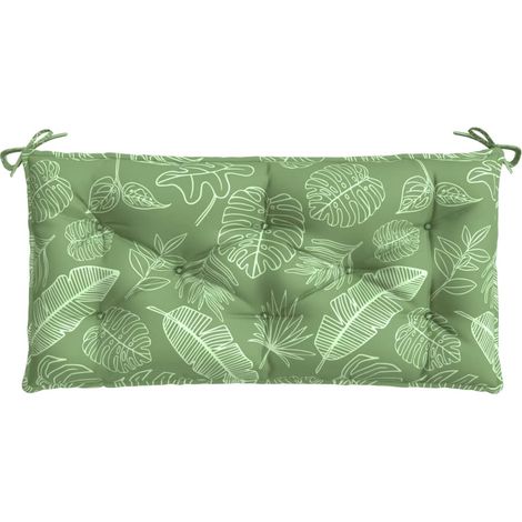Maison Exclusive - Gartenbank-Auflage Blattmuster 110x50x7 cm Sto
