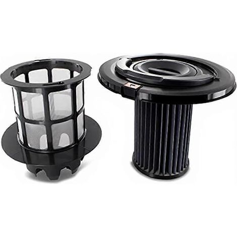 Deux filtres cycloniques lavables et robustes, adaptés aux aspirateurs Bosch GS-50 Relaxx'X/Zoo'O/Siemens/Neff. (1/5)