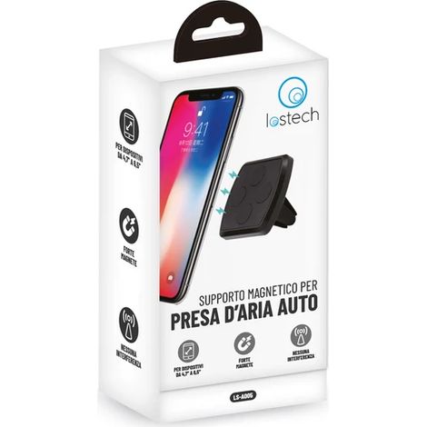 Supporto Magnetico Presa D Aria Auto per Telefono Lostech (1/3)