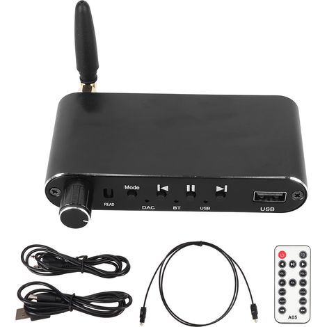 Récepteur Émetteur Bluetooth 4 en 1 Multifonction avec DAC HiFi et Lecture sur Clé USB