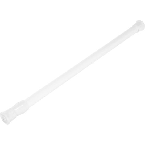 Barre de Tension Extensible en Fer Blanc Réglable pour Fenêtre et Rideau, Tringle à Rideaux Télescopique Robuste Adaptée aux Espaces Étroits et Larges (1/5)