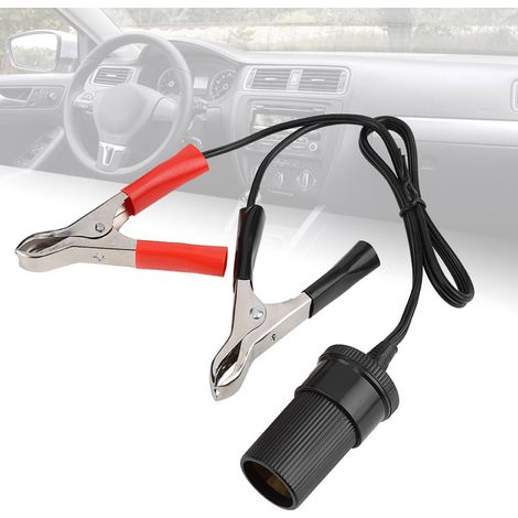 12-V-Autobatterie-Zigarettenanzünderadapter, Reiseladegerät mit Batterieklemme, Kfz-Zubehörsteckdose (1/5)