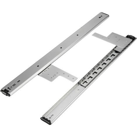 Glissières de tiroir métalliques, coulisses pour armoires 35-55cm à (1/5)