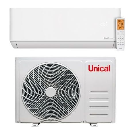 Unical Climatizzatore Monosplit Flowy 12000 BTU Inverter R-32 Wi-Fi Optional Classe A++