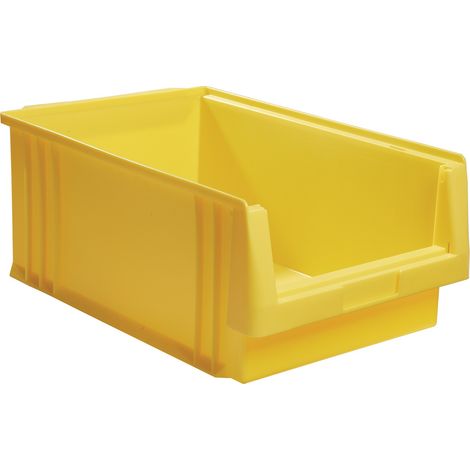 Contenitore a bocca di lupo LA-KA-PE PLK L500 x L315 x A200 mm PP giallo - 01350 02 04