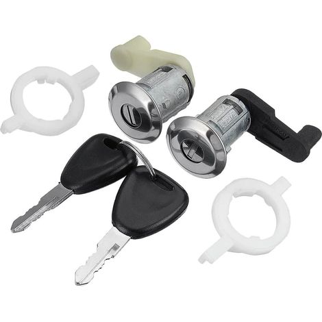 Barillet serrure de porte pour Renault Megane Scenic Clio et (1/4)