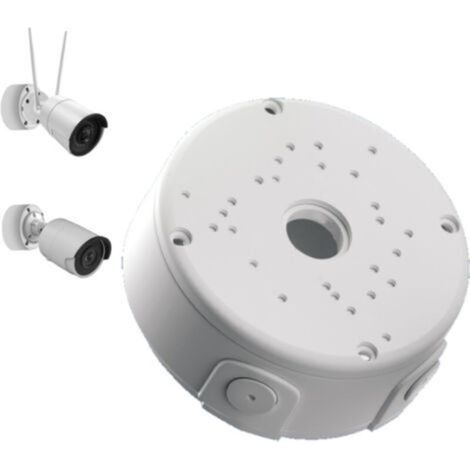 Boîte de jonction de base de 120 mm de profondeur pour caméras de sécurité, boîte de gestion des câbles pour caméras IP CCTV dôme et Bullet, boîte de montage pour systèmes de caméra WiFi (1/5)