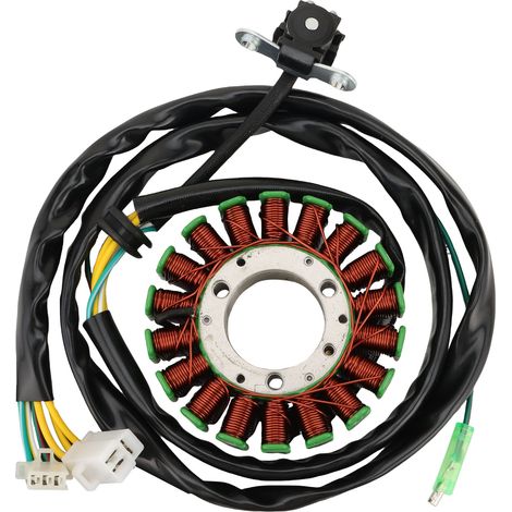 Stator ignition coil compatible with Kawasaki BN125 Eliminator motorcycles (1998-2009): Magneto ignition coil--DTEKGAZ
