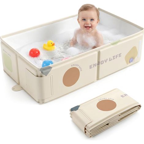 Baignoire Pliable Bébé, Blanc