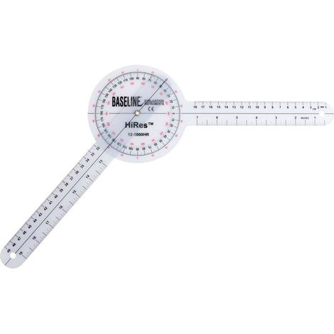 rapporteur goniométrique de base, longueur de jambe 30 cm