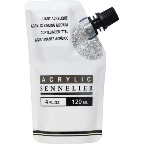 Médium - Liant - Peinture acrylique - Sennelier - Sachet 120ml (1/2)