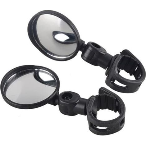 SABIR-Rétroviseur de vélo noir (VORCOOL) - Lot de 2 - Réglable et résistant aux rayures (1/4)