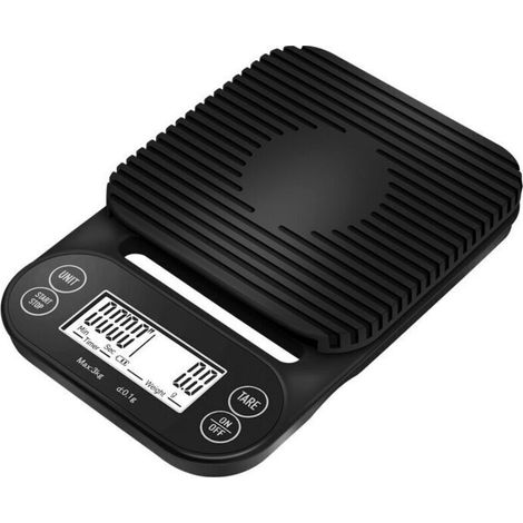 Balance électronique cuisine café infusé à la main balance électronique précision 0.1g (3kg/0.1g) (1/4)