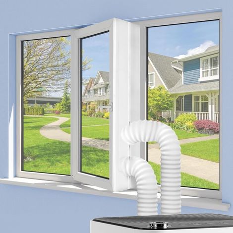 Joint de fenêtre pour climatiseur mobile 400cm – Étanchéité polyester 210T – Installation rapide sans perçage – Évacuation air chaud