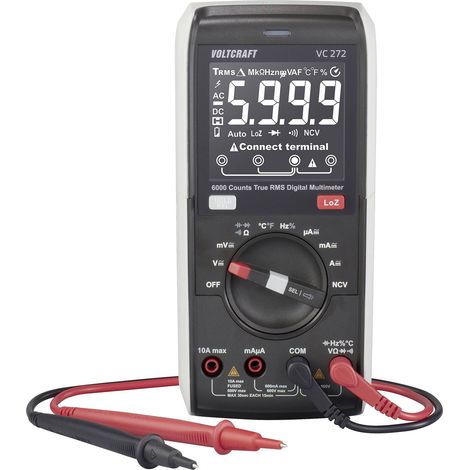 [GEBRAUCHT] B-Ware VOLTCRAFT Hand-Multimeter Multimeter digital CAT III 600 V Anzeige Counts: 6000