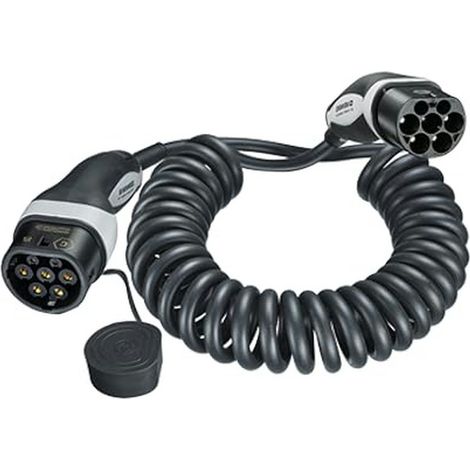 MENNEKES Cavo di ricarica Modo 3 Tipo 2, 20 A, trifase, 4 m, a spirale, 36437