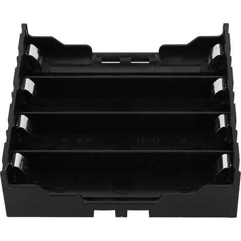 Lot de 3 boîtiers de rangement multifonctions à 4 emplacements pour batteries 3,7 V 18650 avec broches (1/5)