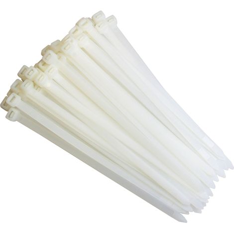 Assortiment de 50 serre-câbles Blanc/Naturel 7,6 × 500 mm selbstsichernd (1/5)