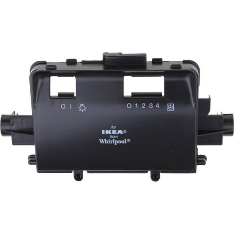 Panneau de commande 481945299875 – Obturateur complet pour hottes aspirantes – Compatible avec modèles Whirlpool – Installation facile