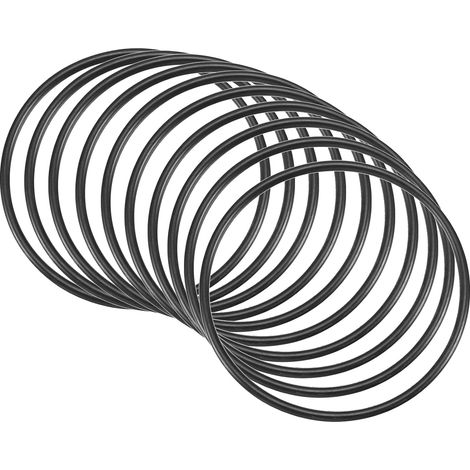 60 x 55 x 0.2 cm Nitrile Rubber O-Rings 10 Pieces Round Black (1/5)