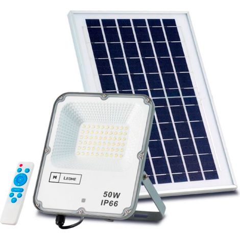 Proyector led solar 50w c/mando lm6851/lm6521 ledme (1/5)