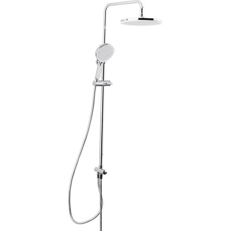 Swiss Aqua Technologies Set doccia, doccetta a 3 getti, barra con cursore, soffione integrato XXL da 254 mm, SATPIPET cromato