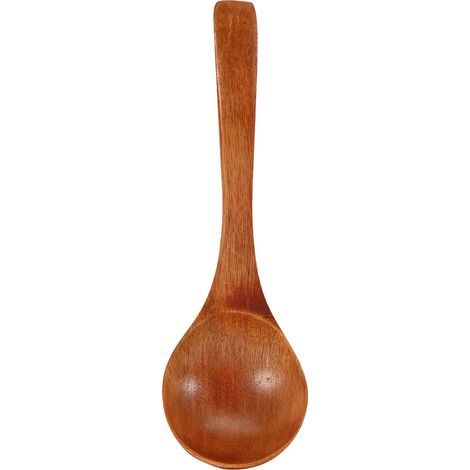 Ensemble de Cuillère et Fourchette en Bois Naturel pour Dessert - Ustensiles de Cuisine (1/5)
