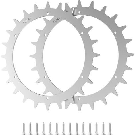 APEX Pointes en acier galvanisé RIVERSHINE, compatibles avec les modèles Yardforce 400Ri et 280R, diamètre des roues : 168 mm