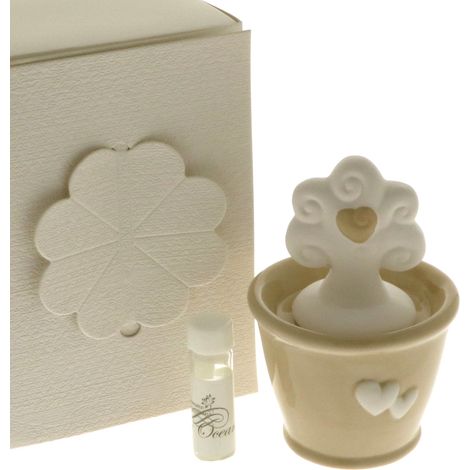 ETM Albero Diffusore Vaso H 11 Cm Scatola Regalo Fiore