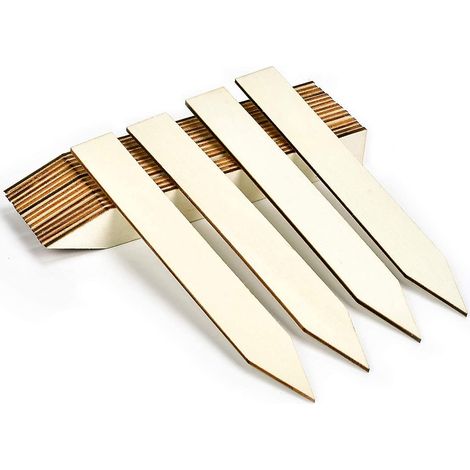 50pcs Tiquettes De Plantes Durables, Forme De Flche Tiquettes Plantes En Bois Tiquettes De Jardin Impermable, Etiquette Jardin Pour Fleur Lgumes G (1/5)