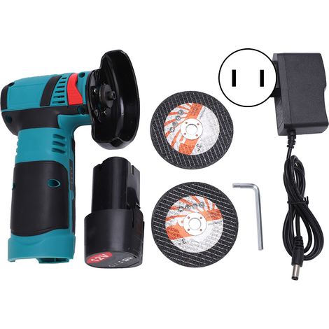 Meuleuse d'angle sans fil multifonction 19500 tr/min, batterie incluse, 100-240V, prise US (1/5)