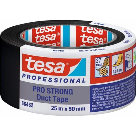 Ruban adhesif Eco Pro-Strong Noir 25x50mm Tesa