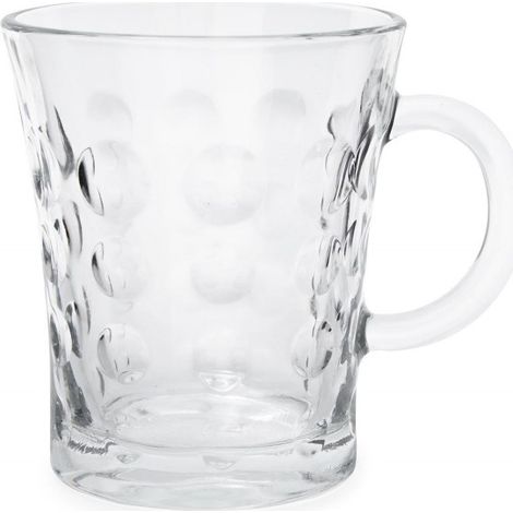 Vasos de cristal 6 uds. CÍRCULOS 280ml