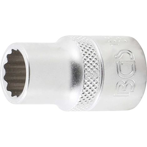 BGS Steckschlüssel-Einsatz Zwölfkant Antrieb Innenvierkant 12,5 mm (1/2") SW 12 mm - 10632